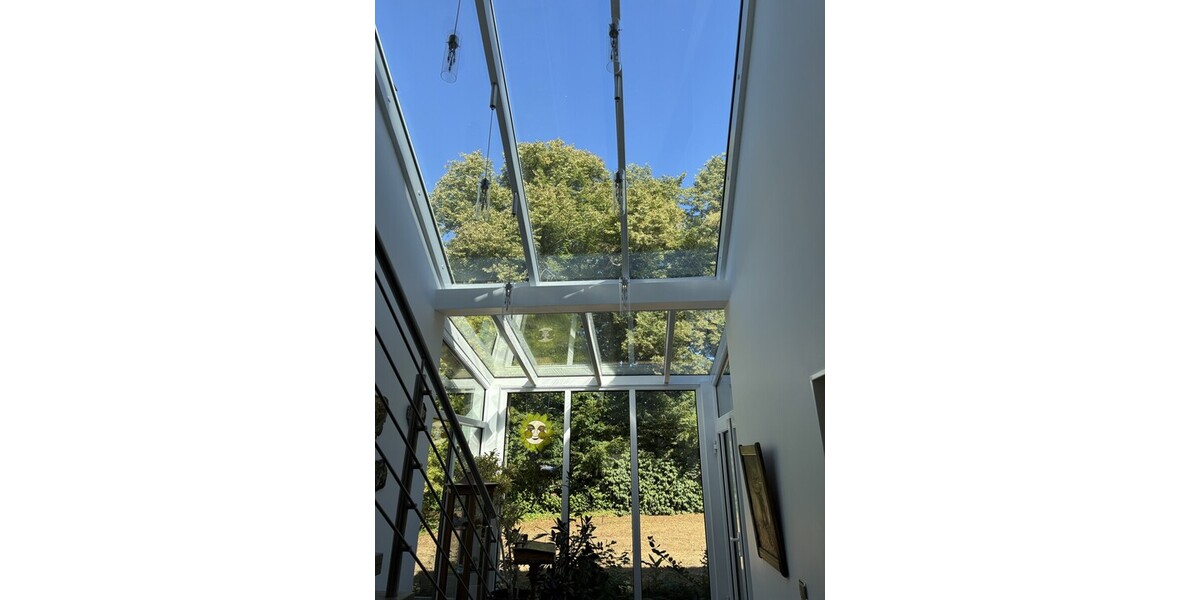 verglastes Treppenhaus