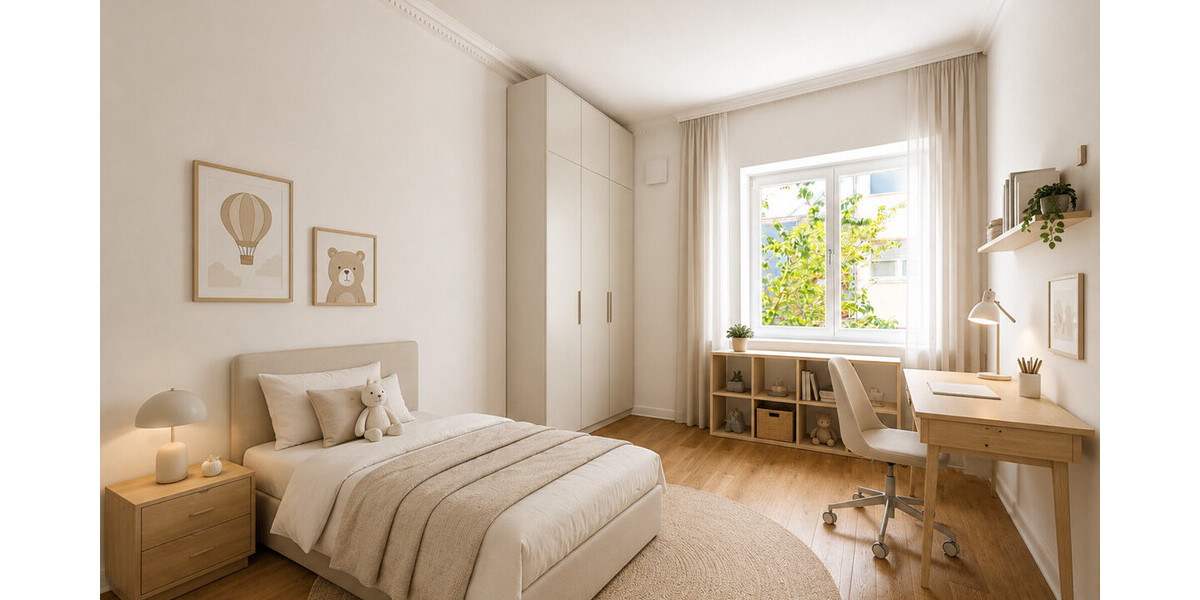 Kinder-Gästezimmer visualisiert
