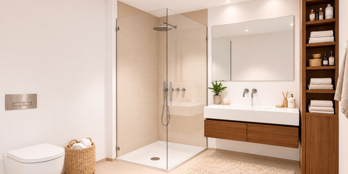 Badezimmer visualisiert